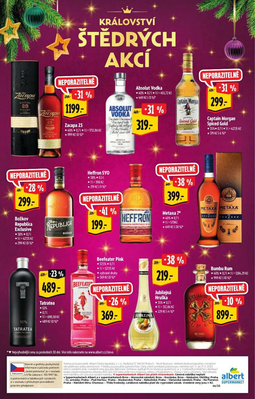Supermarket, Akční katalog, strana 32