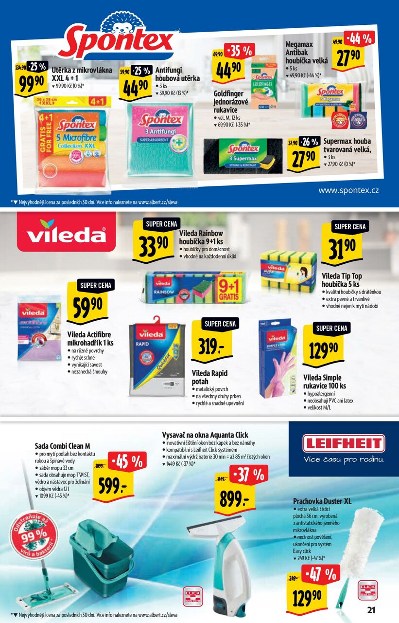 Supermarket, Stovky slev na oblíbené značky, strana 21