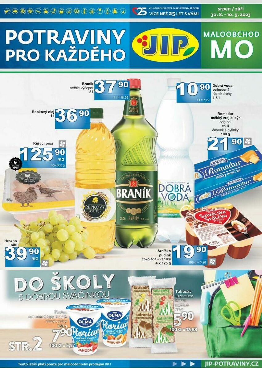 Akční leták, strana 1