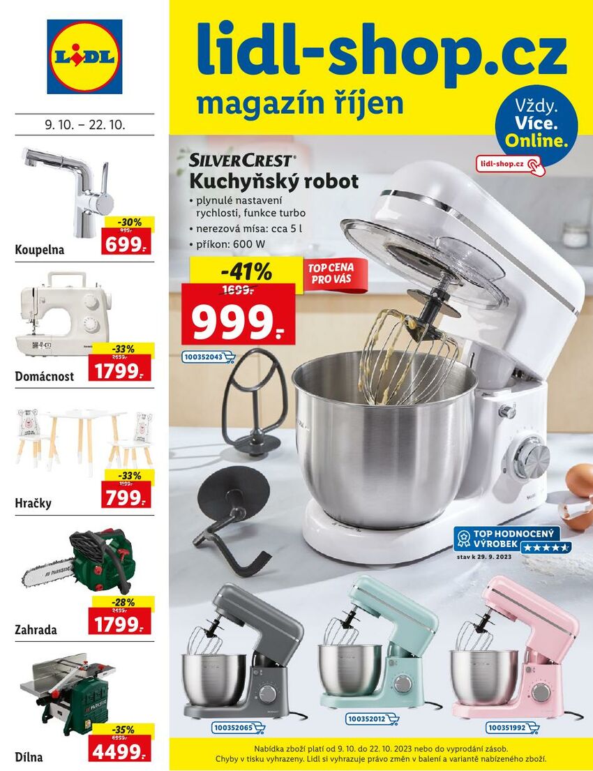 lidl-shop.cz magazín říjen, strana 1