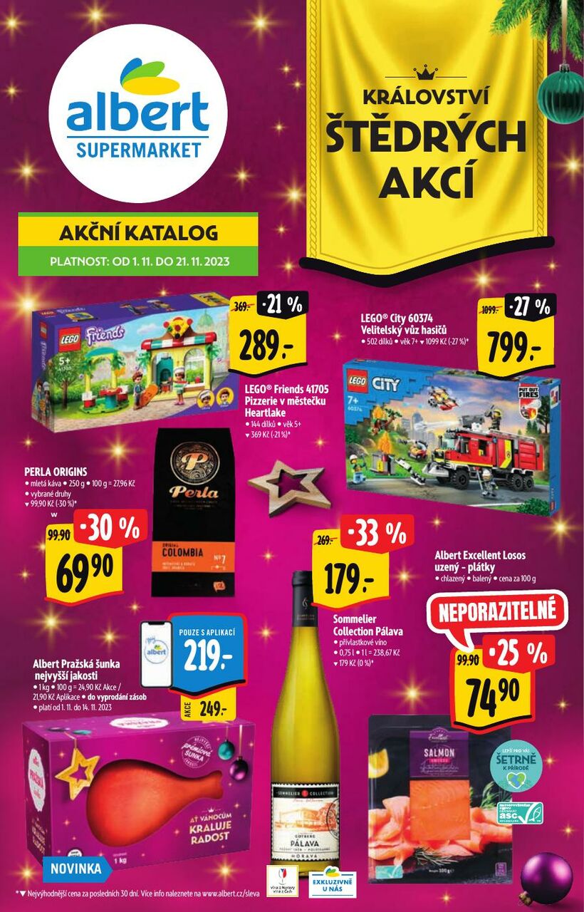 Supermarket, Akční katalog, strana 1