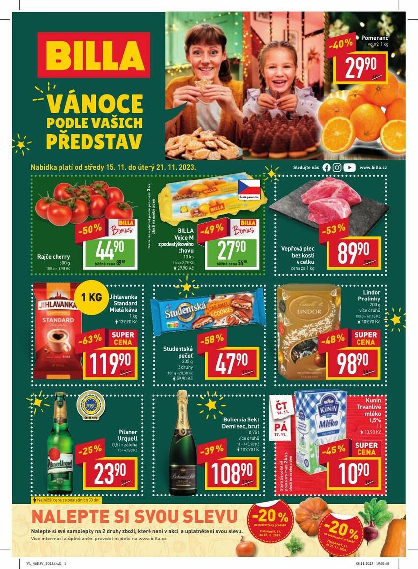 Velký leták, strana 1