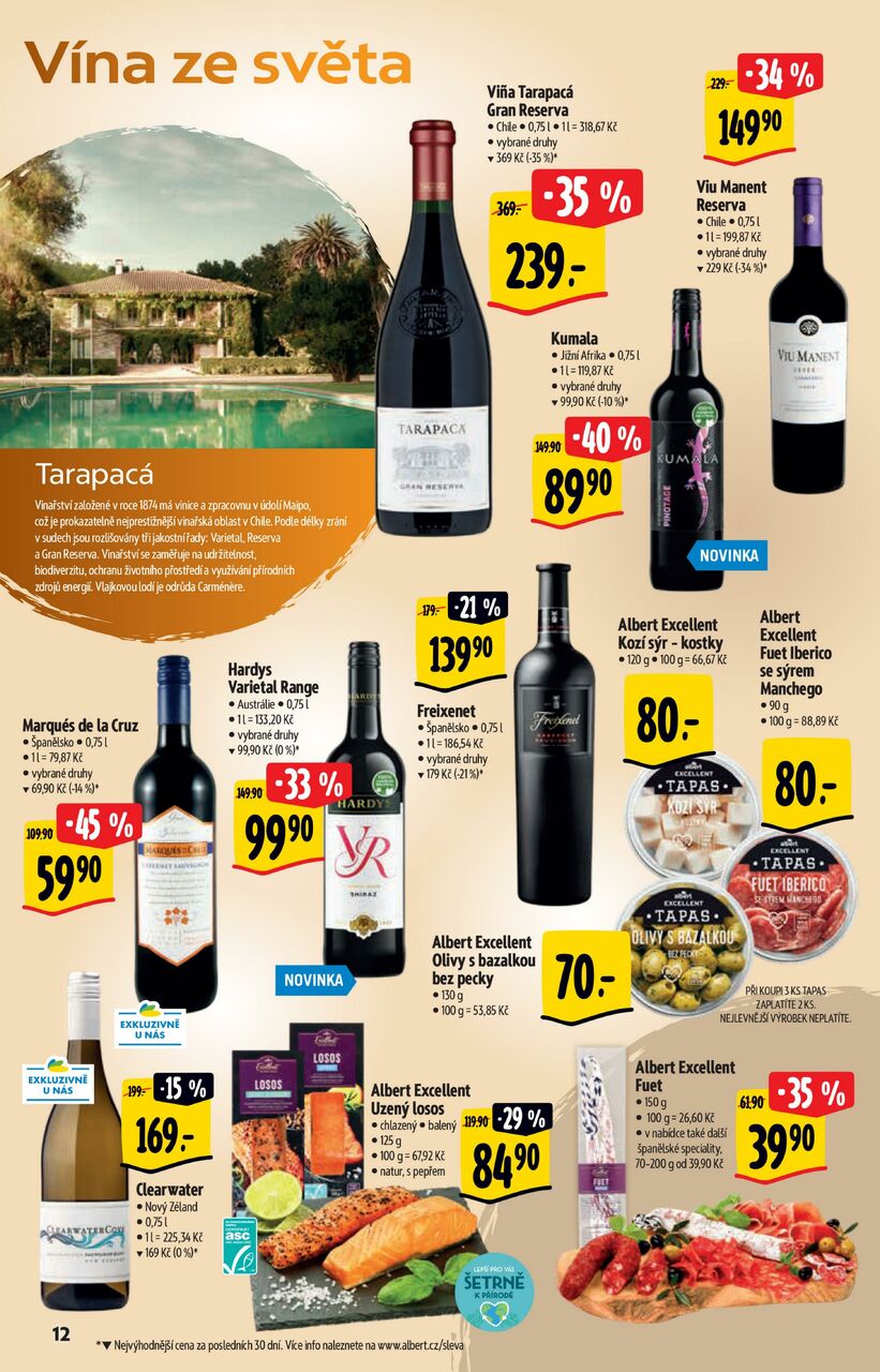 Hypermarket, Vinotéka více než 500 vín za akční ceny, strana 12