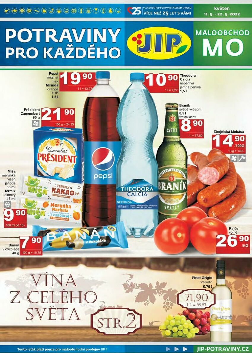 Akční leták maloobchod, strana 1
