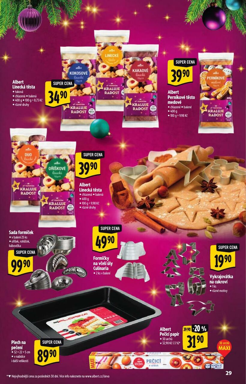 Supermarket, Akční katalog, strana 29