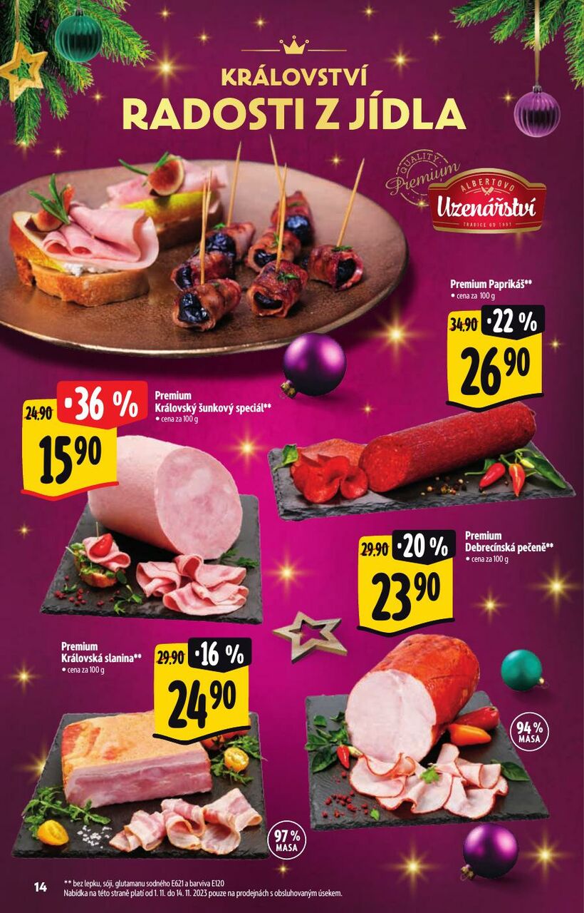 Supermarket, Akční katalog, strana 14