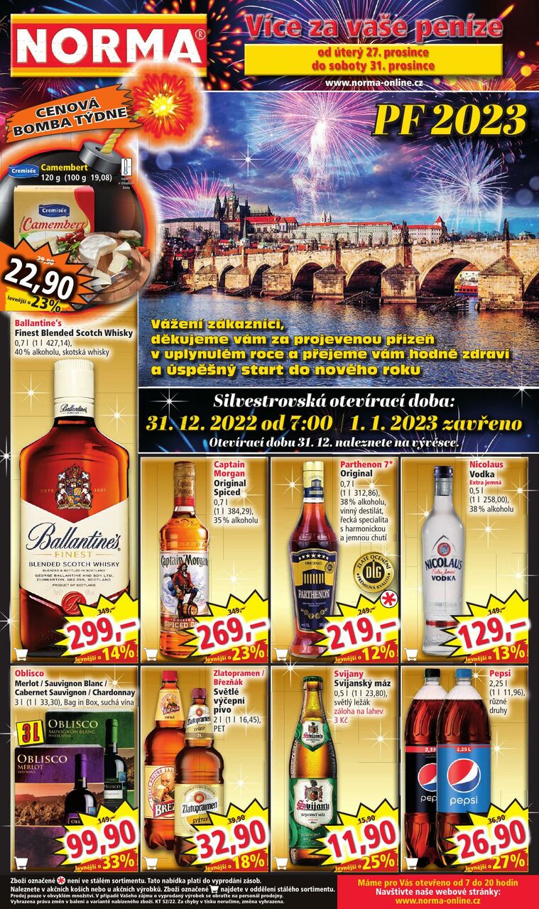 Akční leták, strana 1