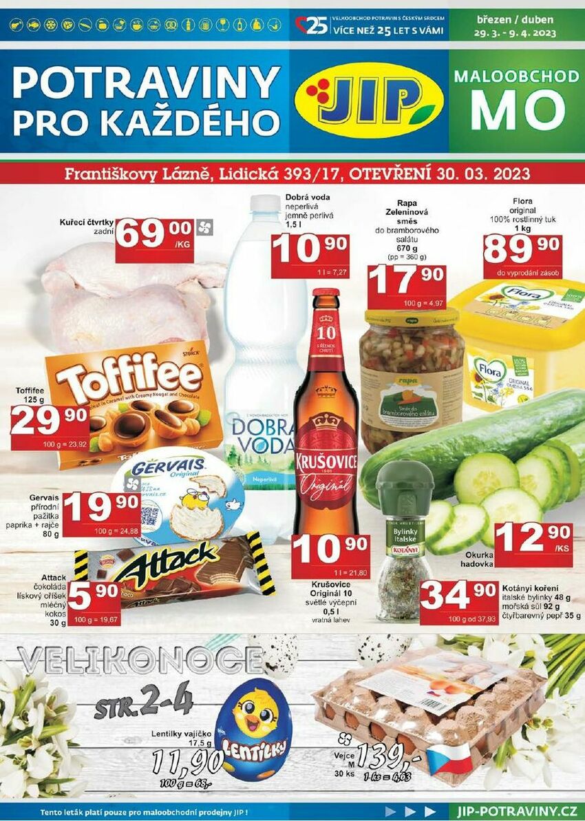 Akční leták maloobchod, strana 1