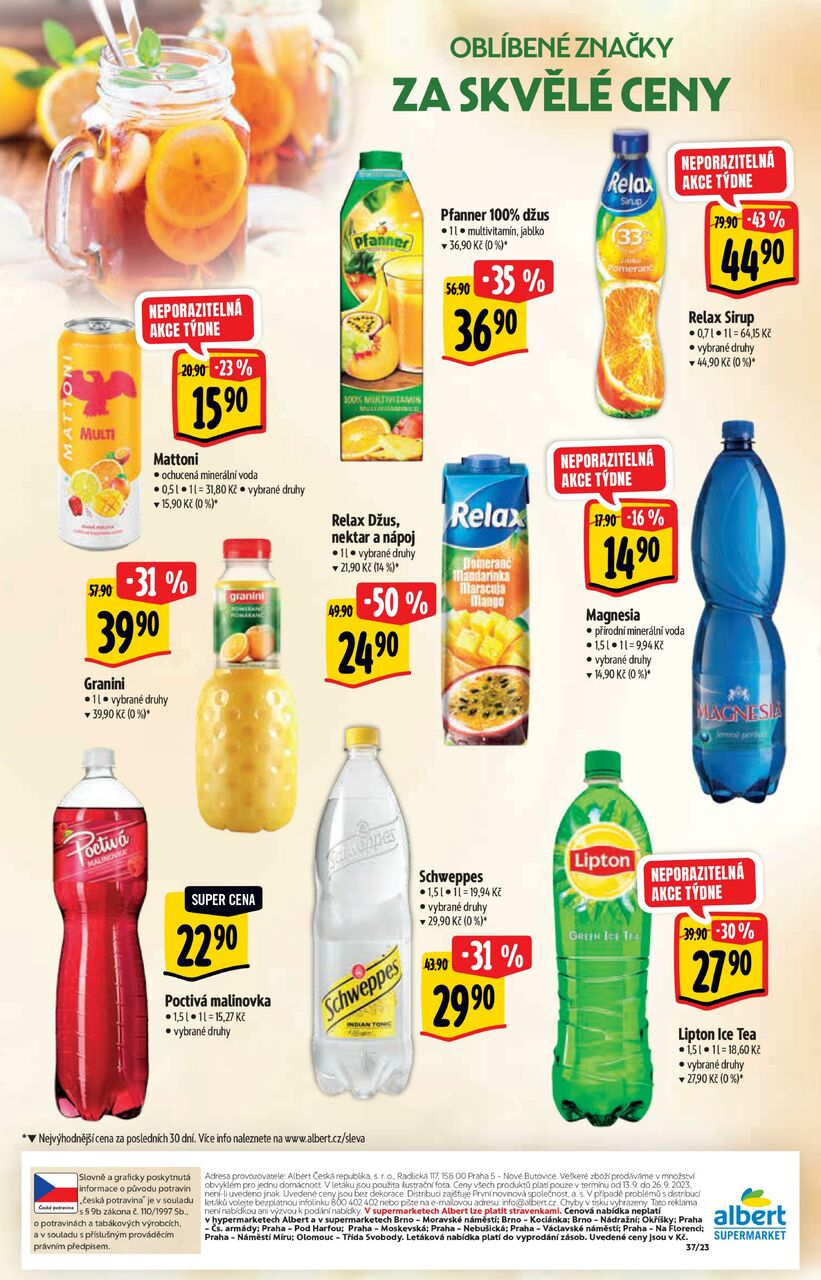 Supermarket, Stovky slev na oblíbené značky, strana 12
