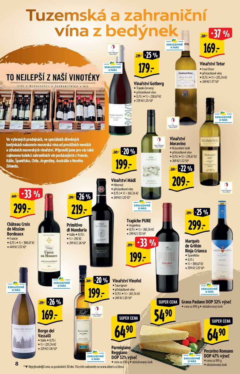 Hypermarket, Vinotéka více než 500 vín za akční ceny, strana 8