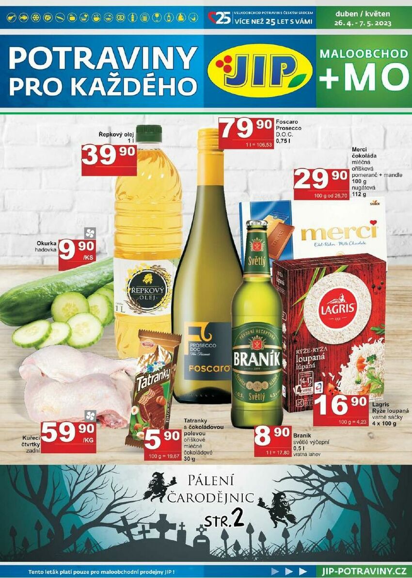 Akční leták maloobchod, strana 1