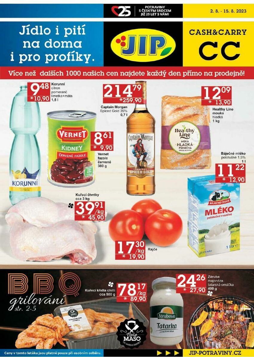 Akční leták CC prodejen, strana 1