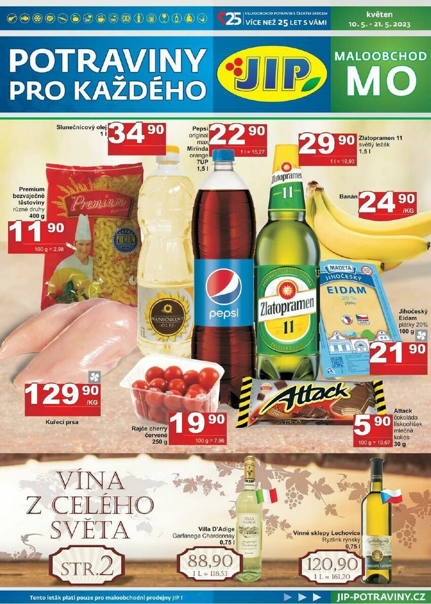 Akční leták, strana 1