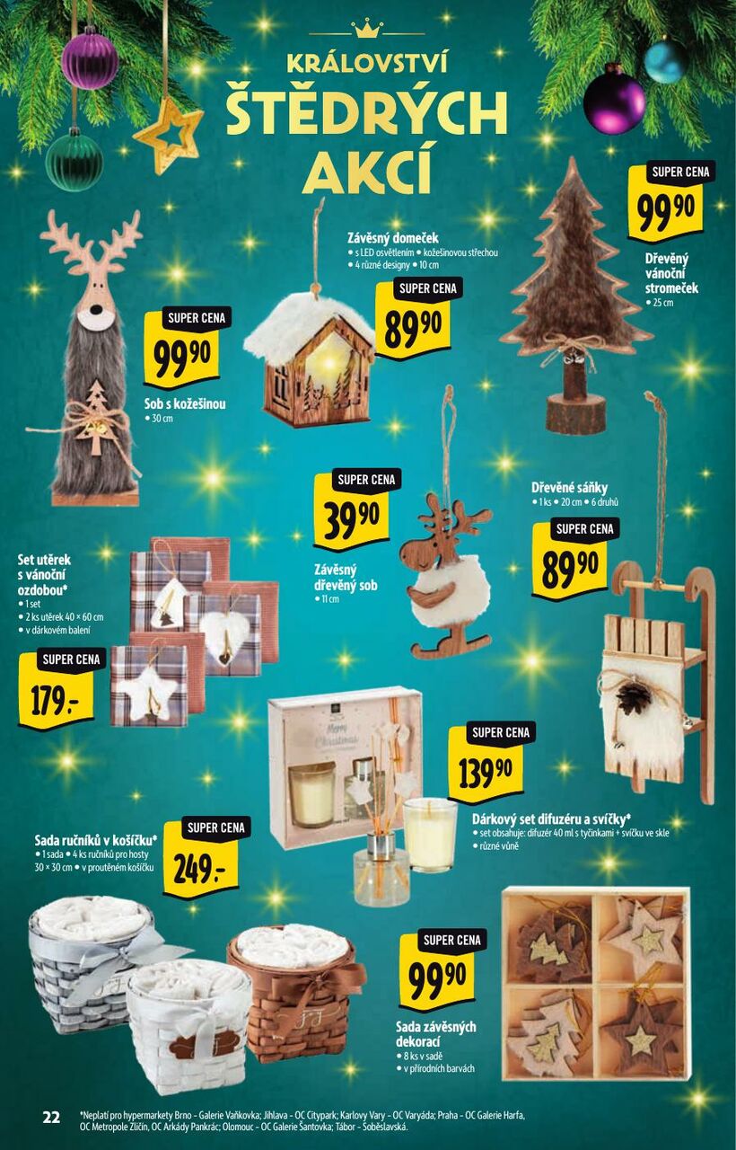 Hypermarket Vánoční katalog, strana 22