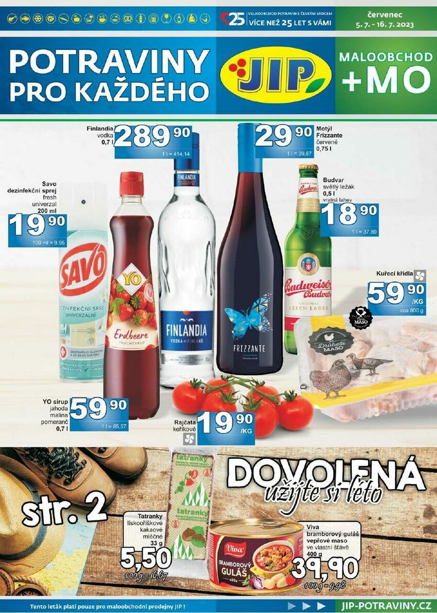 Akční leták maloobchod, strana 1