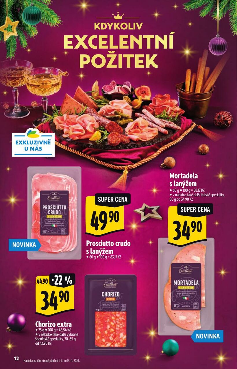 Supermarket, Akční katalog, strana 12