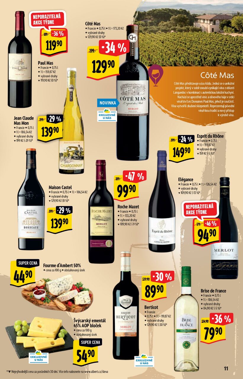 Hypermarket, Vinotéka více než 500 vín za akční ceny, strana 11