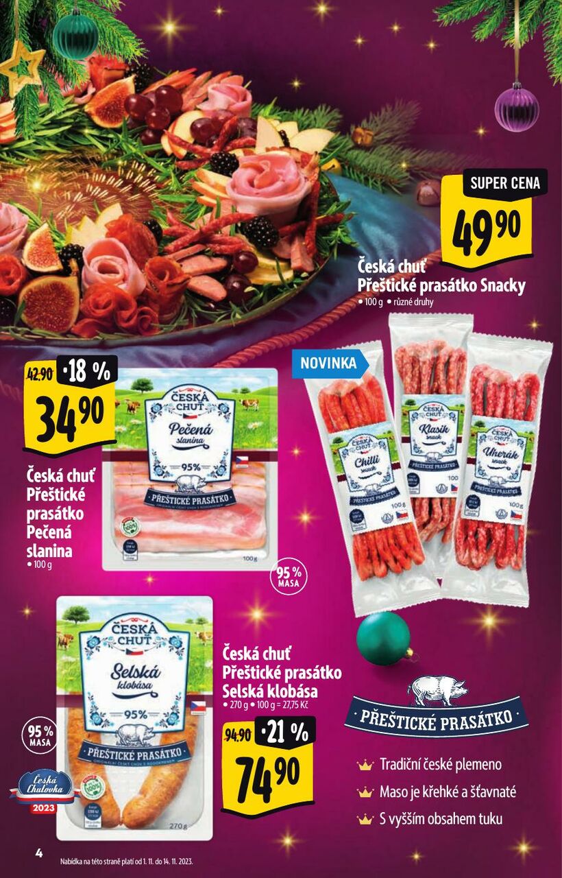 Supermarket, Akční katalog, strana 4