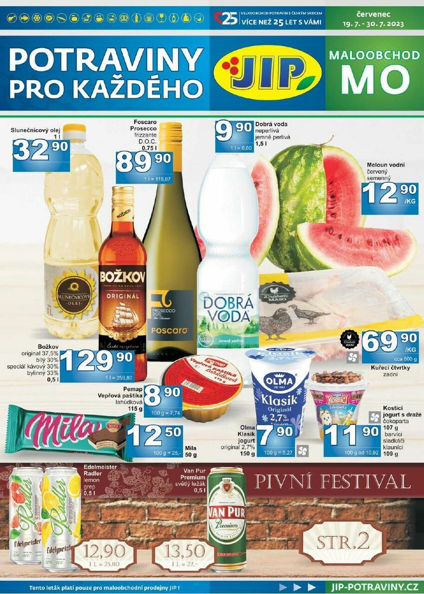 Akční leták maloobchod, strana 1